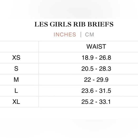 Gooseberry Intimates Les Girls Rib Breifs in Gray Size M NWT - Picture 11 of 11